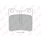 Колодки тормозные дисковые задний для MERCEDES V(638/2), VITO(638) <b>LYNXauto BD-5346</b>