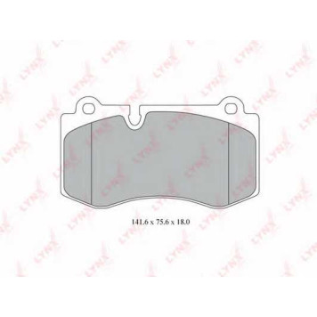 Колодки тормозные дисковые передний для MERCEDES E(W211), S(C216,W221), SL(R230) <b>LYNXauto BD-5349</b>