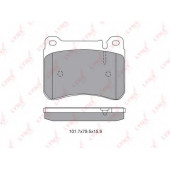 Колодки тормозные дисковые передний для MERCEDES C(CL203,S203,W203), CLC(CL203), CLK(A209,C209), SL(R230), SLK(R171) <b>LYNXauto BD-5351</b>