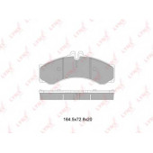 Колодки тормозные дисковые для MERCEDES SPRINTER(901, 902, 903, 904, 906) / VW LT(2, 2DA, 2DB, 2DC, 2DD, 2DE, 2DF, 2DH, 2DK) <b>LYNXauto BD-5352</b>