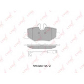 Колодки тормозные дисковые задний для MERCEDES VIANO(W639), VITO(W639) <b>LYNXauto BD-5353</b>