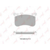 Колодки тормозные дисковые передний для MERCEDES CLS(C218,X218), E(S212,W212), S(C216,W221), SLK(R172) <b>LYNXauto BD-5355</b>