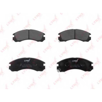 Колодки тормозные дисковые передний для CITROEN C-CROSSER / MITSUBISHI 3000 GT, ECLIPSE, FTO, GALANT, GTO, L 200, L 300, L 400 / SPACE GEAR, L 400, LANCER, MAGNA, OUTLANDER, PAJERO, SIGMA, SPACE RUNNER, SPACE, VERADA / PEUGEOT 4007 <b>LYNXauto BD-5501</b>-1