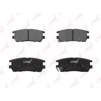 Колодки тормозные дисковые задний для MITSUBISHI L 300, L 400 / SPACE GEAR, L 400, MAGNA, PAJERO, SIGMA, SPACE, VERADA <b>LYNXauto BD-5502</b>-1