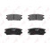Колодки тормозные дисковые задний для MITSUBISHI L 300, L 400 / SPACE GEAR, L 400, MAGNA, PAJERO, SIGMA, SPACE, VERADA <b>LYNXauto BD-5502</b>