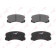 Колодки тормозные дисковые передний для MITSUBISHI LANCER(CJ-CP#,CS#A,CS#W,CT0) <b>LYNXauto BD-5503</b>