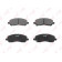 Колодки тормозные дисковые передний для JEEP COMPASS / MITSUBISHI GALANT, GRANDIS, LANCER, OUTLANDER, SPACE RUNNER <b>LYNXauto BD-5504</b>