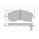 Колодки тормозные дисковые передний для JEEP COMPASS / MITSUBISHI GALANT, GRANDIS, LANCER, OUTLANDER, SPACE RUNNER <b>LYNXauto BD-5504</b>