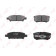 Колодки тормозные дисковые для CHRYSLER SEBRING(JS) / MITSUBISHI LANCER(CJ-CP#, CS#A, CS#W, CT0, CX#A, CY/Z#A), OUTLANDER(CU#W) <b>LYNXauto BD-5505</b>