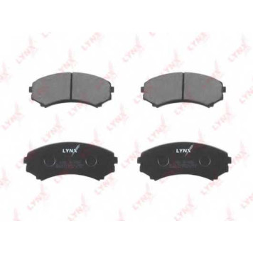 Колодки тормозные дисковые передний для MAZDA E-SERIE, MPV / MITSUBISHI GRANDIS, PAJERO, PROUDIA/DIGNITY <b>LYNXauto BD-5506</b>-1