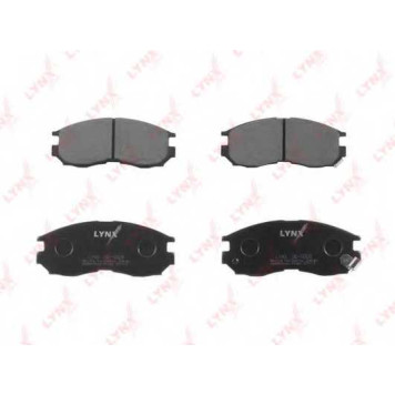 Колодки тормозные дисковые для CHRYSLER SEBRING / HYUNDAI SANTAMO / MITSUBISHI CARISMA, COLT, ECLIPSE, FTO, GALANT, LANCER, MIRAGE, SPACE RUNNER, SPACE <b>LYNXauto BD-5509</b>-1