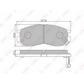 Колодки тормозные дисковые для CHRYSLER SEBRING / HYUNDAI SANTAMO / MITSUBISHI CARISMA, COLT, ECLIPSE, FTO, GALANT, LANCER, MIRAGE, SPACE RUNNER, SPACE <b>LYNXauto BD-5509</b>