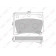 Колодки тормозные дисковые задний для MITSUBISHI PAJERO(K90, V2#W, V4#W, V6#W, V7#W) <b>LYNXauto BD-5511</b>