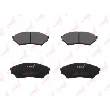 Колодки тормозные дисковые передний для MITSUBISHI PAJERO MINI(H5#A), PAJERO PININ(H6#W,H7#W) <b>LYNXauto BD-5512</b>-1