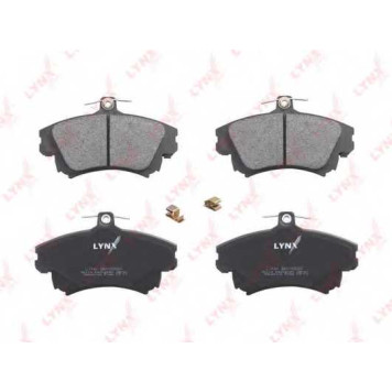 Колодки тормозные дисковые передний для MITSUBISHI CARISMA(DA#), COLT CZC(RG), COLT(Z2#A,Z3#A) / VOLVO S40(VS), V40(VW) <b>LYNXauto BD-5522</b>-1