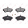 Колодки тормозные дисковые передний для MITSUBISHI CARISMA(DA#), COLT CZC(RG), COLT(Z2#A,Z3#A) / VOLVO S40(VS), V40(VW) <b>LYNXauto BD-5522</b>