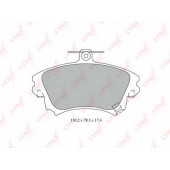 Колодки тормозные дисковые передний для MITSUBISHI CARISMA(DA#), COLT CZC(RG), COLT(Z2#A,Z3#A) / VOLVO S40(VS), V40(VW) <b>LYNXauto BD-5522</b>