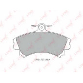 Колодки тормозные дисковые передний для MITSUBISHI CARISMA(DA#), SPACE STAR(DG#A) / VOLVO S40(VS), V40(VW) <b>LYNXauto BD-5526</b>