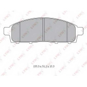 Колодки тормозные дисковые передний для MITSUBISHI L 200(KA#T,KB#T), PAJERO(K90,KG#,KH#) <b>LYNXauto BD-5529</b>