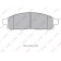 Колодки тормозные дисковые передний для MITSUBISHI L 200(KA#T,KB#T), PAJERO(K90,KG#,KH#) <b>LYNXauto BD-5529</b>