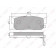 Колодки тормозные дисковые задний для INFINITI G20 / NISSAN ALMERA, AVENIR, CEFIRO, EXPERT, MAXIMA QX, MAXIMA, PULSAR, SENTRA, SUNNY, TSUBAME <b>LYNXauto BD-5702</b>