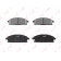 Колодки тормозные дисковые передний для INFINITI Q45, QX4 / NISSAN BASSARA, CIMA, ELGRAND, PATHFINDER, SERENA, URVAN, X-TRAIL <b>LYNXauto BD-5704</b>