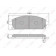 Колодки тормозные дисковые передний для INFINITI Q45, QX4 / NISSAN BASSARA, CIMA, ELGRAND, PATHFINDER, SERENA, URVAN, X-TRAIL <b>LYNXauto BD-5704</b>