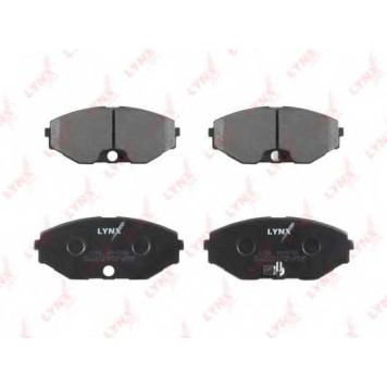 Колодки тормозные дисковые передний для INFINITI J30, Q45 / NISSAN AVENIR, CEDRIC(Y34), CEFIRO(J31), GLORIA(Y31,Y34), MAXIMA QX(A33), MAXIMA(A32) <b>LYNXauto BD-5705</b>-1