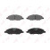 Колодки тормозные дисковые передний для NISSAN TIIDA(C11X,SC11X) <b>LYNXauto BD-5707</b>