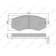 Колодки тормозные дисковые для INFINITI G20 / NISSAN 200 SX(S13), ALMERA(N16), PRAIRIE(M11), PRIMERA(W10) <b>LYNXauto BD-5708</b>