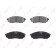 Колодки тормозные дисковые передний для NISSAN CEDRIC, CIMA, GLORIA, MURANO, NAVARA, PATHFINDER, QASHQAI / RENAULT KOLEOS <b>LYNXauto BD-5725</b>