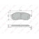 Колодки тормозные дисковые передний для NISSAN CEDRIC, CIMA, GLORIA, MURANO, NAVARA, PATHFINDER, QASHQAI / RENAULT KOLEOS <b>LYNXauto BD-5725</b>