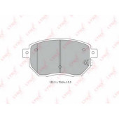 Колодки тормозные дисковые передний для INFINITI FX, M35, M45 / NISSAN MURANO(Z50,Z51) <b>LYNXauto BD-5737</b>