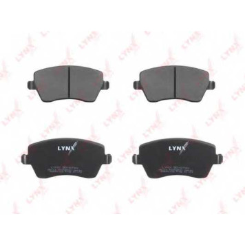 Колодки тормозные дисковые передний для NISSAN MICRA, NOTE / RENAULT CLIO, KANGOO Express, LOGAN, MODUS <b>LYNXauto BD-5739</b>-1