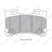 Колодки тормозные дисковые задний для INFINITI FX, G / NISSAN 370 Z(Z34) <b>LYNXauto BD-5743</b>