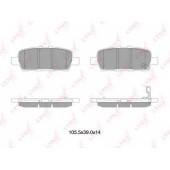 Колодки тормозные дисковые задний для NISSAN CUBE(Z12), JUKE(F15), LEAF, MURANO(Z51), PULSAR(C13), TEANA(J32) / SUZUKI GRAND VITARA(JT) <b>LYNXauto BD-5745</b>