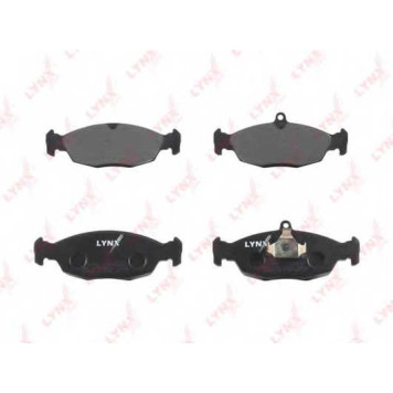 Колодки тормозные дисковые передний для CHEVROLET LANOS / DAEWOO LANOS, NEXIA / OPEL ASTRA, COMBO, CORSA, KADETT, TIGRA, VECTRA <b>LYNXauto BD-5903</b>-1
