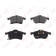 Колодки тормозные дисковые передний для OPEL ASTRA(F07#, F08#, F35#, F48#, F67, F69#, F70, L48), ZAFIRA(A05, F75#) <b>LYNXauto BD-5904</b>