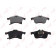 Колодки тормозные дисковые передний для OPEL ASTRA(L08, L35, L48, L67, L69, L70), COMBO, CORSA(F08, F68, W5L), MERIVA, ZAFIRA(A05) <b>LYNXauto BD-5908</b>