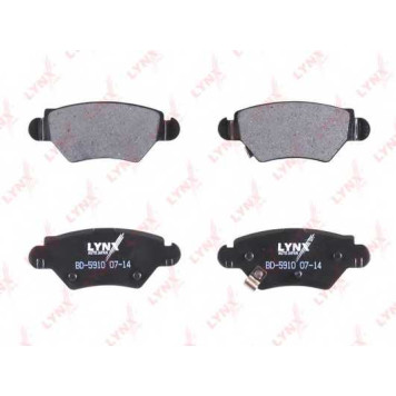 Колодки тормозные дисковые задний для OPEL ASTRA(F08#,F35#,F48#), ZAFIRA(F75#) <b>LYNXauto BD-5910</b>-1