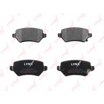 Колодки тормозные дисковые задний для KIA CEED, CEE`D, PRO CEE?D, VENGA / OPEL ASTRA, COMBO, CORSA, MERIVA, ZAFIRA <b>LYNXauto BD-5911</b>-1