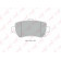 Колодки тормозные дисковые задний для KIA CEED, CEE`D, PRO CEE?D, VENGA / OPEL ASTRA, COMBO, CORSA, MERIVA, ZAFIRA <b>LYNXauto BD-5911</b>