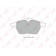 Колодки тормозные дисковые передний для OPEL ASTRA(F08#,F48#), CALIBRA(85#), VECTRA(31#,36#,38#) / SAAB 9-3(YS3D) <b>LYNXauto BD-5914</b>