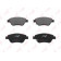 Колодки тормозные дисковые передний для FIAT DOBLO(119,223), PANDA(169) / OPEL CORSA <b>LYNXauto BD-5916</b>