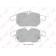 Колодки тормозные дисковые передний для OPEL SIGNUM, VECTRA / SAAB 9-3(YS3D,YS3F) <b>LYNXauto BD-5923</b>