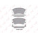 Колодки тормозные дисковые передний для CHEVROLET MALIBU(V300) / OPEL ASTRA GTC J, ASTRA, CASCADA(W13), INSIGNIA, ZAFIRA(P12) / SAAB 9-5(YS3G) <b>LYNXauto BD-5927</b>