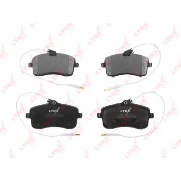 Колодки тормозные дисковые передний для PEUGEOT 407(6C#,6D#,6E#) <b>LYNXauto BD-6101</b>-1