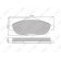 Колодки тормозные дисковые передний для PEUGEOT 3008, 308(4A#,4C#) <b>LYNXauto BD-6102</b>