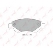Колодки тормозные дисковые передний для CITROEN C1(PM#,PN#) / PEUGEOT 107 / TOYOTA AYGO(KGB1#,WNB1#) <b>LYNXauto BD-6103</b>