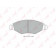 Колодки тормозные дисковые передний для PEUGEOT 206(2A/C,2E/K,T3E), 306(7A,7B,7C,N3,N5) <b>LYNXauto BD-6106</b>